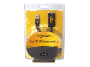 USB 2.0 - Verlängerungskabel aktiv, 5 m, Delock 82308 , C#80 - Bild 1 von 1