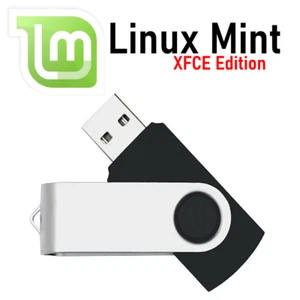 Linux Mint XFCE 24.04 – Fast & Secure Lightweight OS Bootable USB Try/Install - Bild 1 von 1