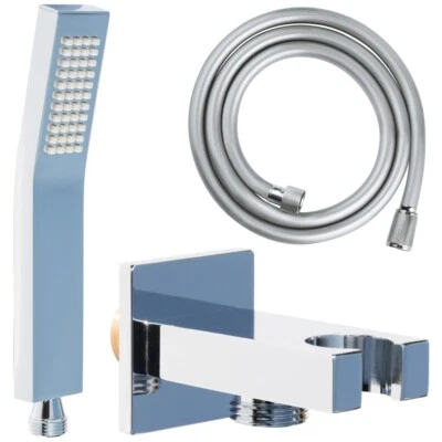 Jowi Handbrausegarnitur Set Brause Schlauch Wandhhalter inkl. Wandanschlussbogen - Bild 1 von 4