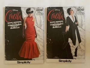 2 SIMPLICITY Disney's Erwachsene Cruella Schnittmuster (s) S9340 S9341 R5 14-22 - Bild 1 von 4