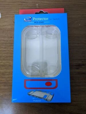 For Nintendo Switch Clear Transparent Shockproof Protective Hard Case Full Cover - Image 1 of 2