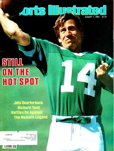 AUG 1 1983 RICHARD TODD NEW YORK JETS SPORTS ILLUSTRATED • EXCELLENT 3R18 - Picture 1 of 3