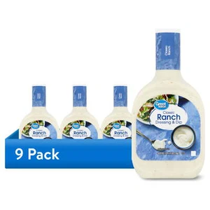 (9 pack) Classic Ranch Dressing & Dip, 36 fl oz - Picture 1 of 6