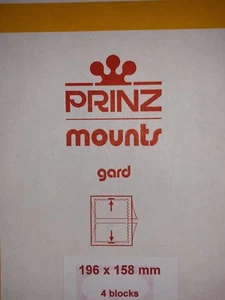 PRINZ STAMP MOUNTS 196/158 ***WE ARE A VETERAN SUPPORTIVE BUSSINESS*** - Picture 1 of 4