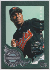 1996 Fleer E-XL #4 Jeffrey Hammonds Baltimore Orioles