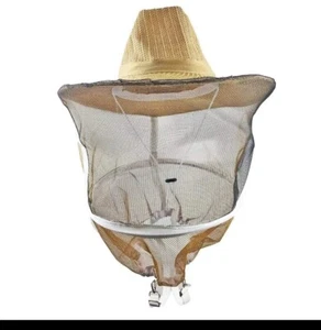 Imkermütze mit Bienenschleier - Cowboystil Imkerei Schutzhüte - Bild 1 von 3