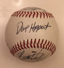 1995 Prince William Cannons Team Signed Ball Potomac Nationals Carolina League