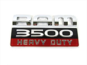 2007-2012 Dodge Ram 3500 Heavy Duty Emblem Decal Nameplate MOPAR GENUINE OE NEW - Picture 1 of 4