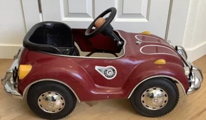 Vintage Junior Sportsters TS-110 VW Beetle Bug Pedal Car Volkswagen Convertible - Picture 1 of 16