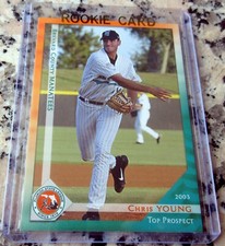 CHRIS YOUNG 2003 Grandstand SP Rookie Card RC Royals Rangers GM WS Champs🔥🔥$$