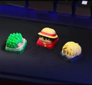 One Piece Theme Keycap 1Pc Luffy Zoro Anime Key cap For Mechanical Keyboard - Picture 1 of 17