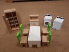 Doll house Furniture- 2 Chrysnbon Kits and other wood furniture