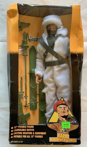 RAPID DEPLOYMENT FORCE SNOWEAGLE 1992 ACTION FIGURE Cover