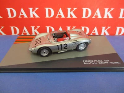 Die cast 1/43 Modellino Auto Porsche 718 RSK Targa Florio 1959 E. Barth - Immagine 1 di 4