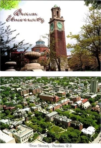 2~4X6 Postcards Providence RI Rhode Island BROWN UNIVERSITY Carrie Tower~Campus - Picture 1 of 5