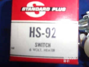 Standard Brand-Grey HS92 6 Volt Rotary Clamp On Heater Blower Switch LOOK AT PIC - Bild 1 von 6