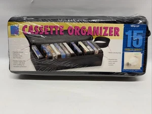 Vintage Old New Stock Sound Dimension 15 Cassette Tape Organizer Case Old Stock - Picture 1 of 6