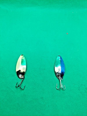 CLEO SPOONS, BOTH VINTAGE LURES. - Image 1 of 4