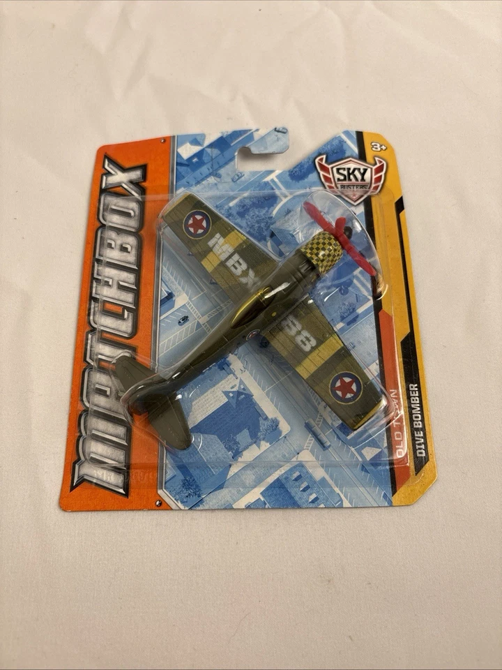 MATCHBOX SKY BUSTERS MISIONES BOMBARDERO DE BUCEO VERDE AMARILLO MBX 88 2012 NUEVO MATTEL. Foto 1 de 3