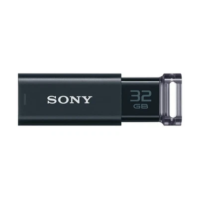 Sony USB Memory USB3.0 32GB Black Capless USM32GUB Flash Drive Computer Japan - Image 1 of 4