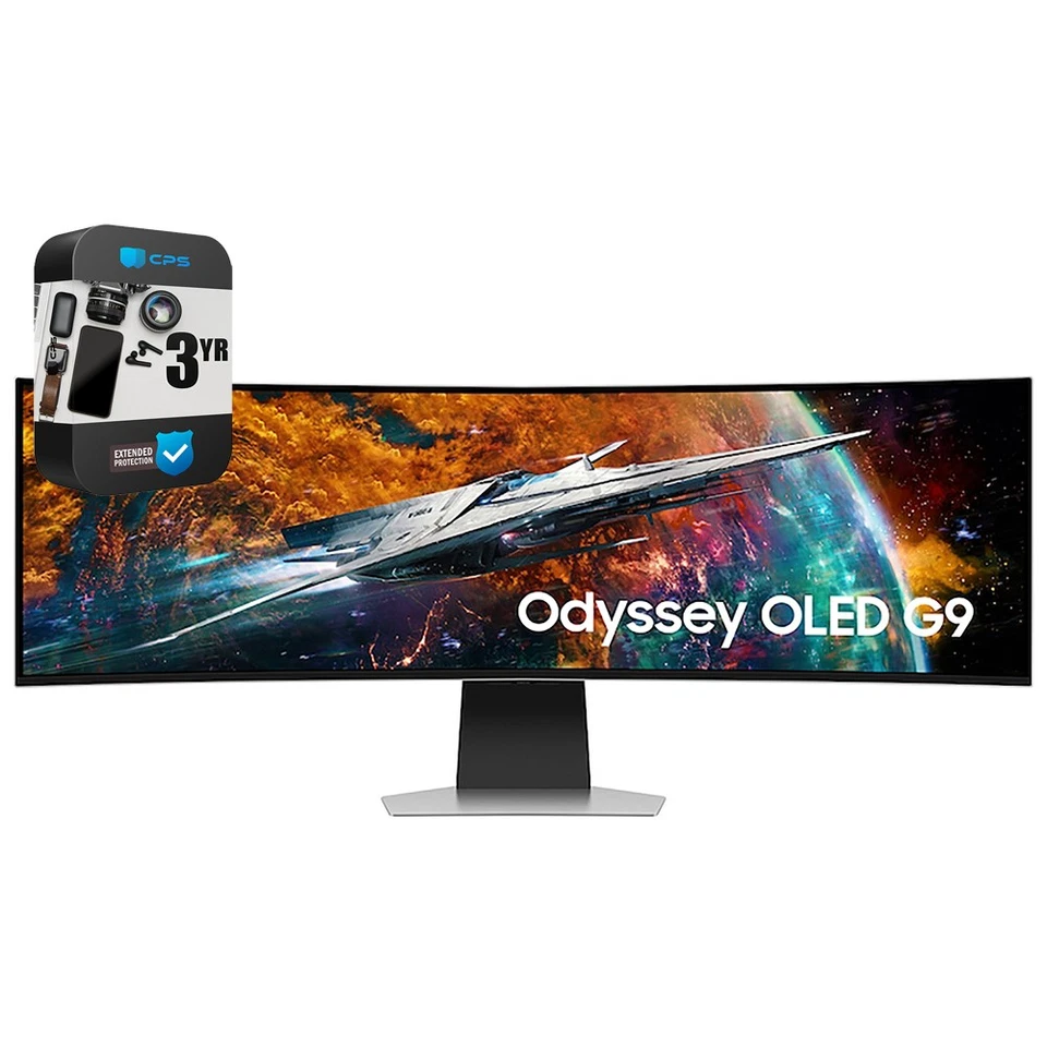 SAMSUNG 49Odyssey G9 Series DQHD 1000R Curved Gaming Monitor LS49CG954SNXZA READ