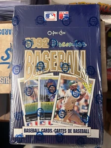 1992 O-PEE-CHEE BASEBALL FACTORY SEALED WAX BOX - Picture 1 of 1