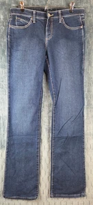 Wrangler Boot Cut Dark Wash Jeans Logo mit Taschen Western Denim Größe 5/6 x 34 - Bild 1 von 7