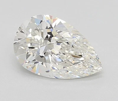 1.93 Ct Lab Grown CVD Diamond 10x7 mm Pear D Color, IF Certified Loose Diamond - Image 1 of 4
