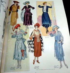 DELINEATOR Magazine 1921 FASHION ILLUSTRATIONS Butterick Sewing Patterns - Bild 1 von 11