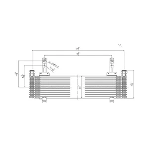 Nuevo conjunto de enfriador de aceite de transmisión automática premium 22819356 - Imagen 1 de 1