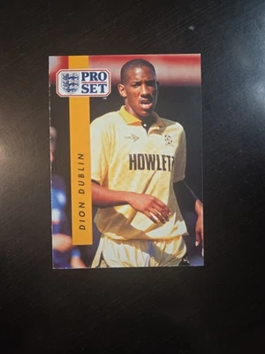 1990-91 Pro Set - Dion Dublin #319 (RC) - Image 1 of 2