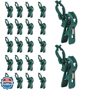 Dazzle Bright C7 C9 Christmas Lights Spring Clips, 100 Pack Universal Holiday - Picture 1 of 5