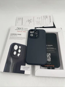 SHIFTCAM iPhone 15 Pro (5 in 1) Kamerahülle Originalverpackt (Schwarz) Brandneu - Bild 1 von 4