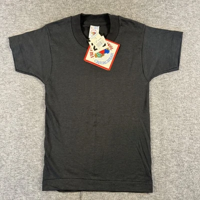 Camisa Vintage Fruit of the Loom Niños Pequeña Ropa Informal Hecha en EE. UU. Años 90 Nuevas Etiquetas Foto 1 de 4