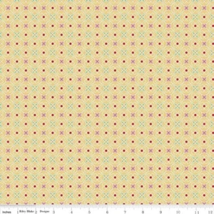 "Cozy Christmas" Wrapping Paper Yellow by Lori Holt for Riley Blake Designs - Picture 1 of 1
