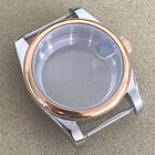 36/39mm Watch Case PVD Rose Gold/Gold Bezel Crown Case For NH35/NH36/4R Movement