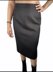 🎷TALBOTS 100% Wool Skirt Sz 10🌟Straight & Pencil Midi🌟Slit on Backside - Picture 1 of 11
