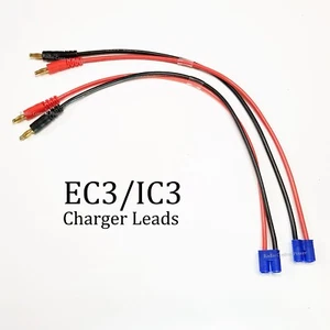 RCP (2) EC3/IC3 CHARGE LEADS  12" - Picture 1 of 21