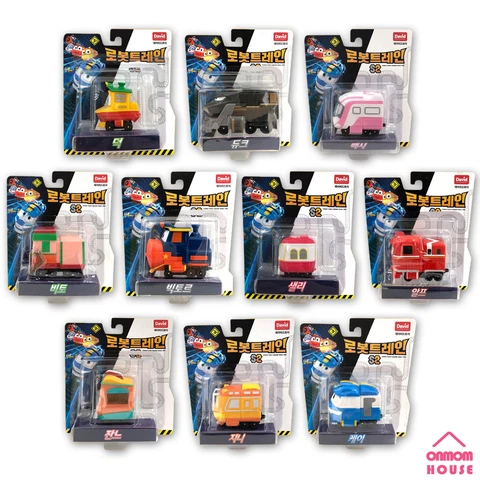 Robot Trains Season 2 Diecast 10pcs Full Set Train Toy Cover