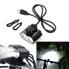 8000LM CREE XM-L T6 LED USB Fahrrad Scheinwerfer Wasserdichte Lampe Neu