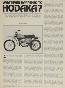 1977 Hodaka Dirt Squirt What Happened to Hodaka Original Motorrad Artikel - Bild 1 von 1