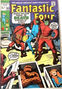 FANTASTIC FOUR. NUMBER 101. 1ST SERIES. KEY JUNE 1970. JACK KIRBY-COVER. FN+ - Picture 1 of 8