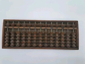 Japanese Antique Abacus  1891 signed. 5 balls in the bottom row - Picture 1 of 14