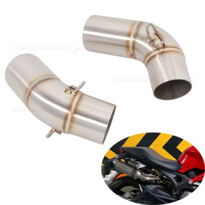 For Ducati Monster 696 1100 659 795 796 Exhaust Pipe Slip On 51mm Muffler Escape - Image 1 of 4