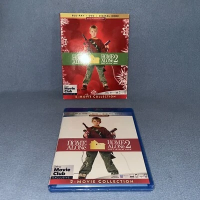 NEW Home Alone 1 & 2 Blu-ray DVD Digital Disney Club 2 Movie Collection - Image 1 of 4