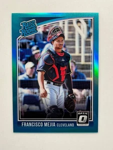 2018 Donruss Optic Aqua #179 Francisco Mejia /299 Cleveland Indians Karte - Bild 1 von 2
