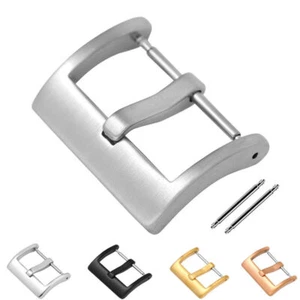 304L Stainless Steel Tang Buckle For Watch Strap Band 16mm 18mm 20mm 22mm - Picture 1 of 15