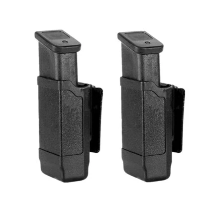 2pcs Tactical Rapid Draw Double Stack Mag Pouch Holster for 9mm To 45 Caliber - Image 1 of 4