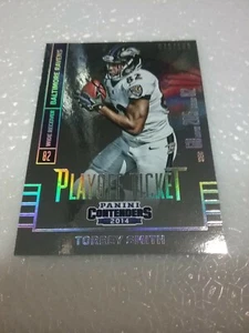Boleto de playoffs de los Torrey Smith Ravens 2014 Panini Contenders #77 48/199 - Imagen 1 de 4