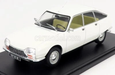 MODELLINO AUTO STATICO HACHETTE CITROEN GS BERLINE 1970 BIANCO SCALA 1/24 - Immagine 1 di 3